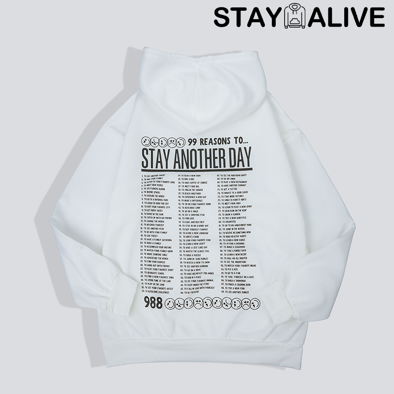 Black Friday Sale - STAYALIVECO 'STAY ANOTHER DAY' UNISEX HOODIE